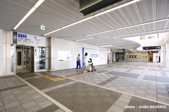 小田急線新百合ヶ丘駅舎改修設計・監理の写真