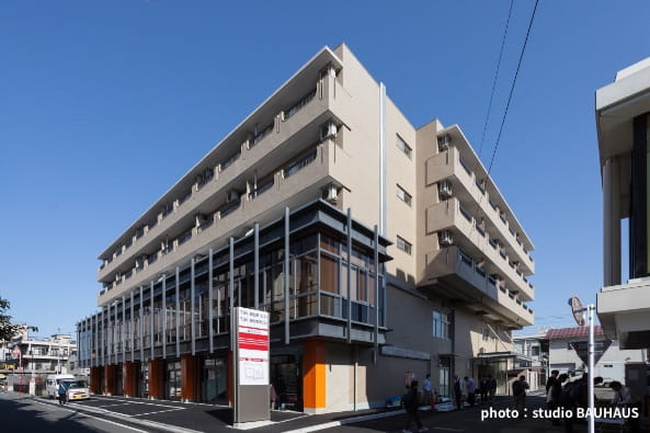 立川バスTBK高松第1・第2ビル耐震診断・改修設計・監理の写真